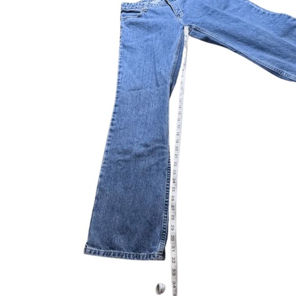 Harley-Davidson Men's Straight Leg Biker Motorcycle Denim Jeans Blue Size 32x32 - Picture 8 of 9